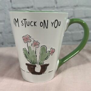 Certified International Cactus I'm Stuck on You Coffee Mug 5”